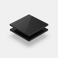 Plaques plexiglass noir